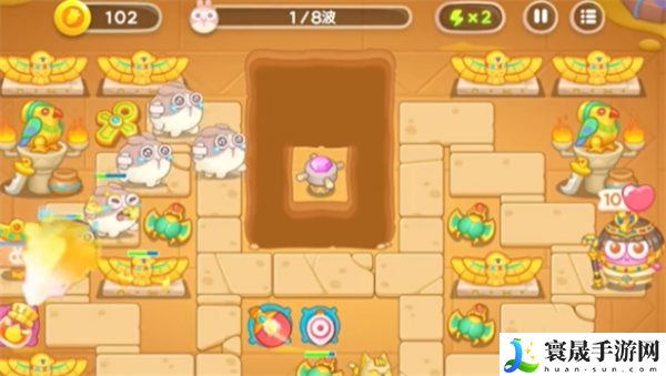 《保卫萝卜4》法老归来第6关通关攻略