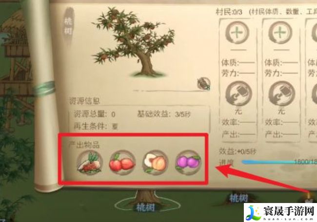 《桃源记》干粮获取方法