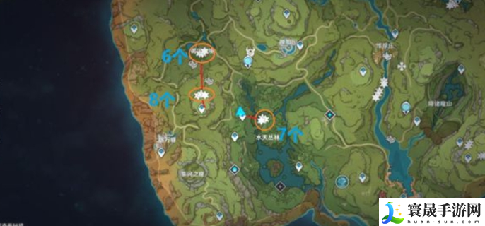 原神劫波莲怎么采集-劫波莲采集路线图最新