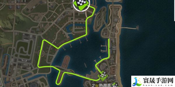 《极品飞车集结》热湾之眼跑图技巧