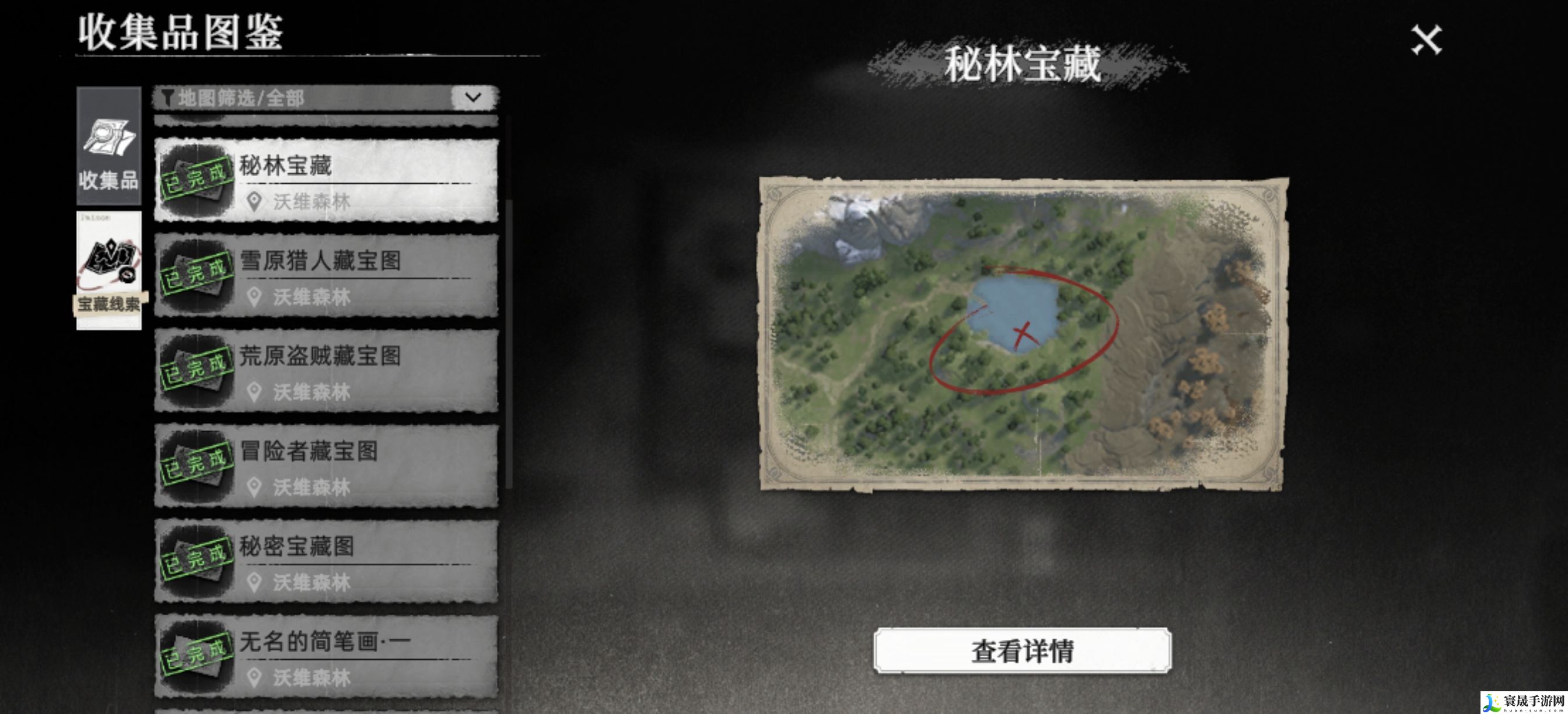 荒原曙光沃维森林藏宝图大全:地图导航与路线规划建议