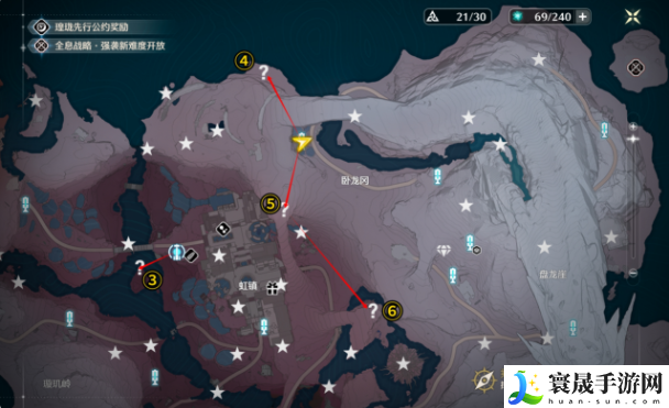 《鸣潮》乘霄山阴间宝箱收集位置