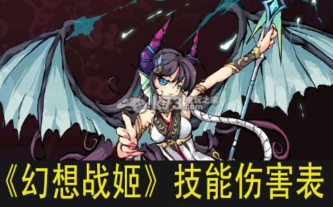 幻想战姬技能伤害表一览 完美副本通关技巧