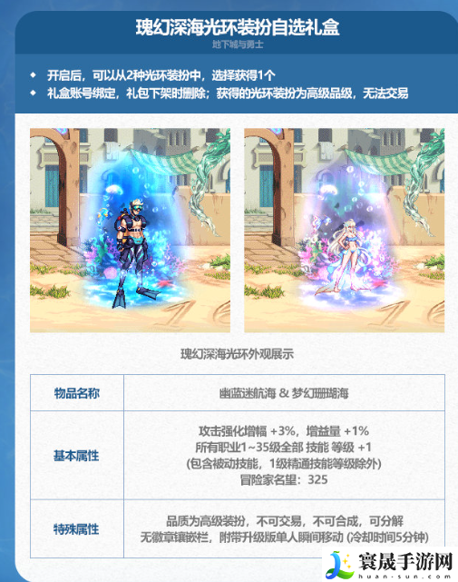 《DNF》2024年夏日套光环属性介绍