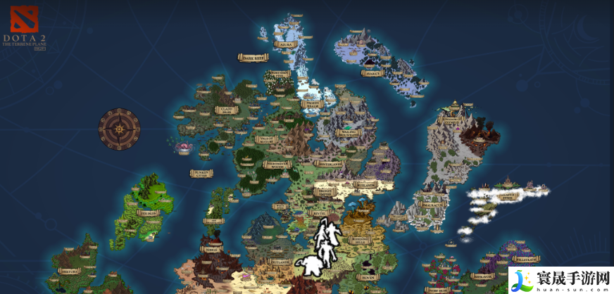 DOTA2世界观地图是什么-世界观地图分享