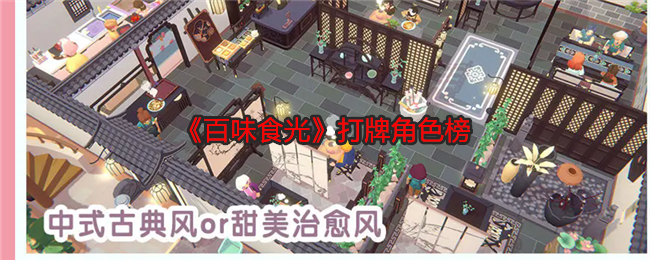 百味食光打牌角色榜:善于观察和分析敌人的行为模式