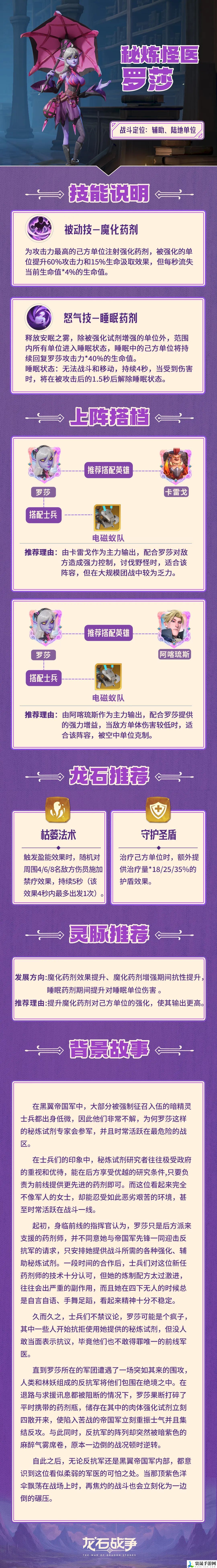 龙石战争罗莎技能搭配攻略：游戏设置最佳调整方案