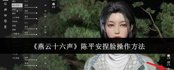 燕云十六声陈平安捏脸操作方法：稀有宝藏位置分析