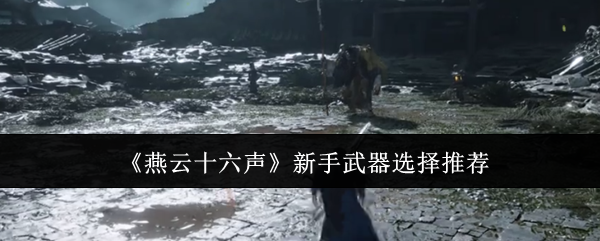 燕云十六声新手武器选择推荐：攻略助你技能突破