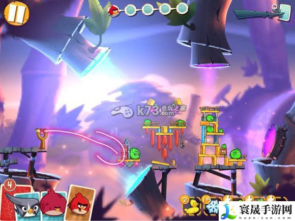 愤怒的小鸟2 53关过法图解 高级玩法全网总结