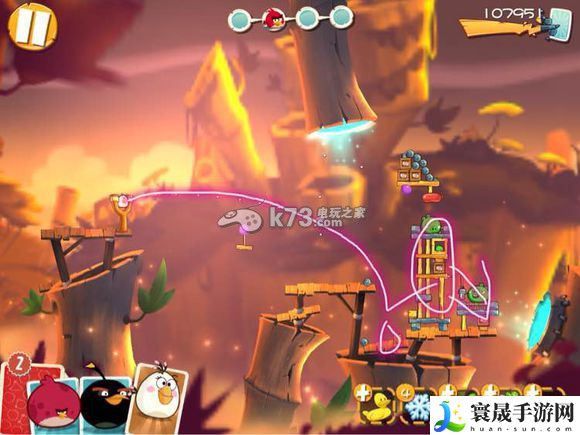 愤怒的小鸟2 51关过法 创造出独特的玩法和策略