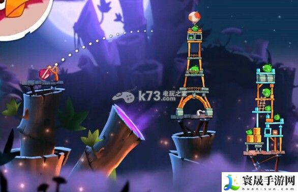 愤怒的小鸟2第54关攻略 善于利用游戏内的召唤物