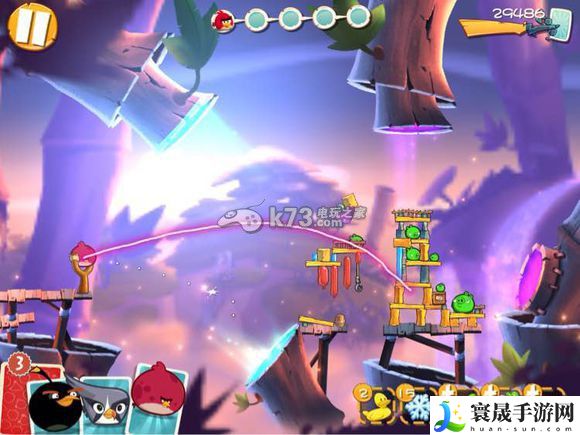 愤怒的小鸟2 53关过法图解 高级玩法全网总结