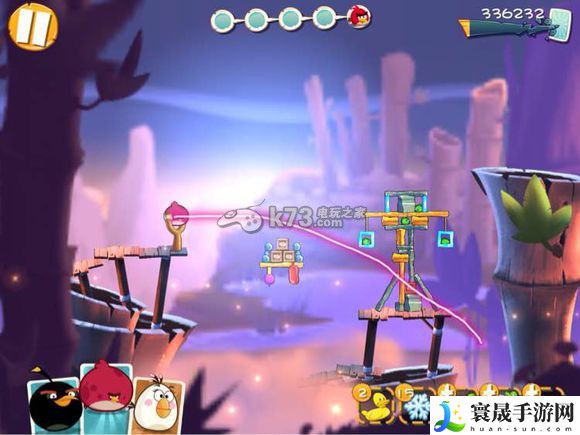 愤怒的小鸟2 53关过法图解 高级玩法全网总结