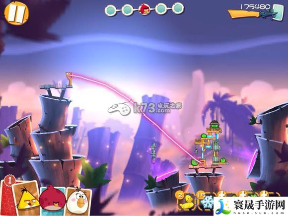 愤怒的小鸟2 53关过法图解 高级玩法全网总结