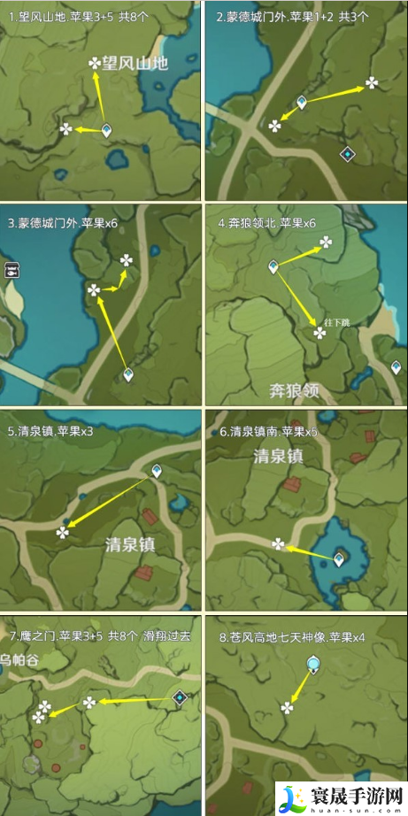 原神3.6版苹果如何高效的采集-3.6版本高效采集路线分享